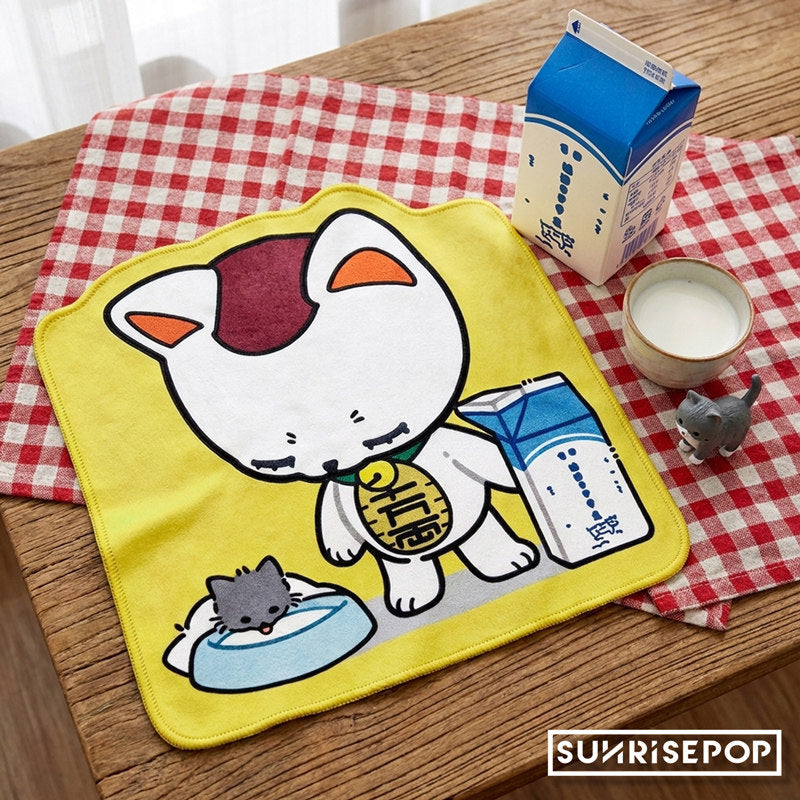 SUNRISEPOP DAN DA DAN Turbo Granny Cute Lucky Cat Embroidered Patch Anime Merchandise