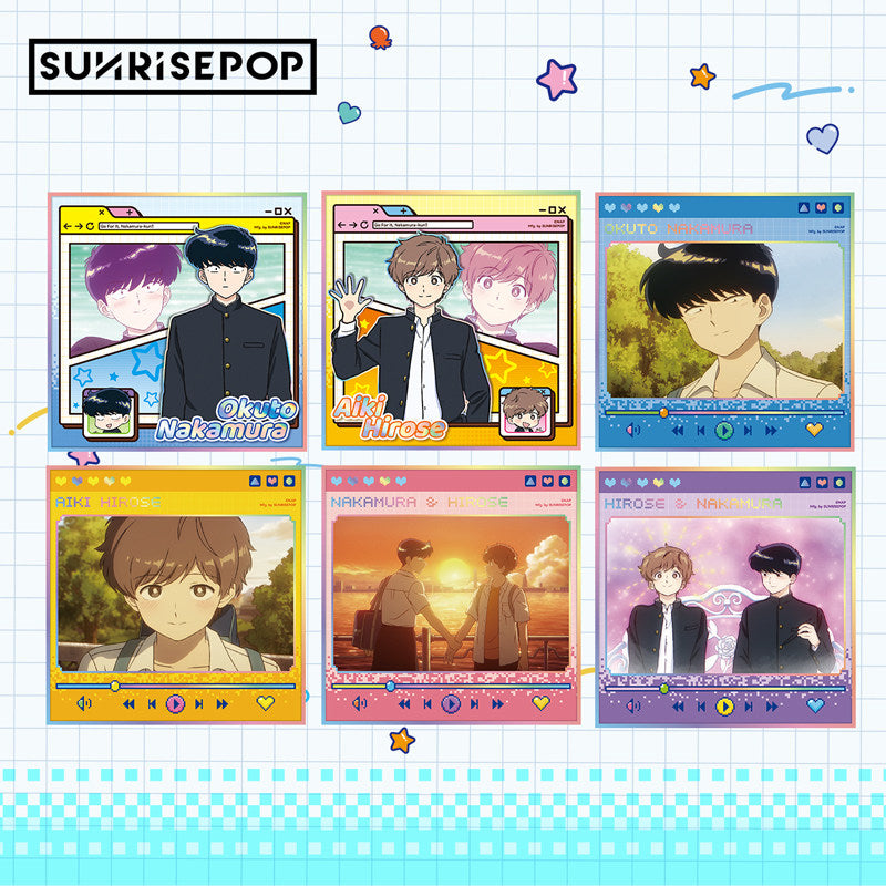 [Pre-order] SUNRISEPOP Go for It, Nakamura-kun Character Collection Shikishi Art Board