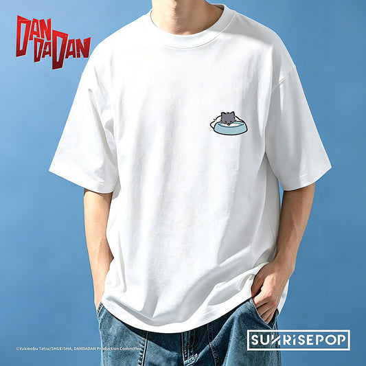 SUNRISEPOP DAN DA DAN Turbo Granny Summer Short Sleeve Cotton T-Shirt Anime Merchandise