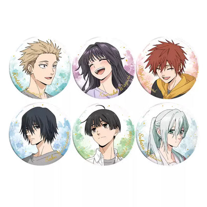 The Fragrant Flower Blooms With Dignity Kaoru Rintaro Washi Paper Badge