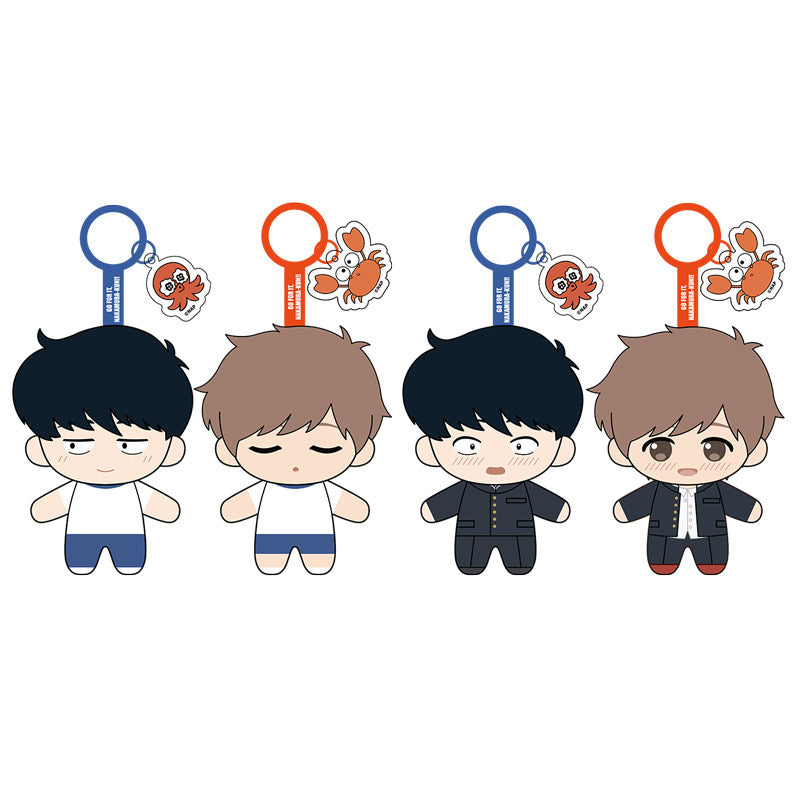[Pre-order]SUNRISEPOP Go for It, Nakamura-kun Plush Keychain Anime Hanging Charm Collectible