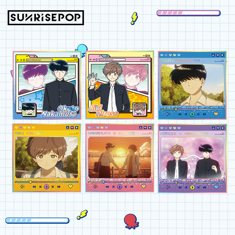 [Pre-order] SUNRISEPOP Go for It, Nakamura-kun Character Collection Shikishi Art Board