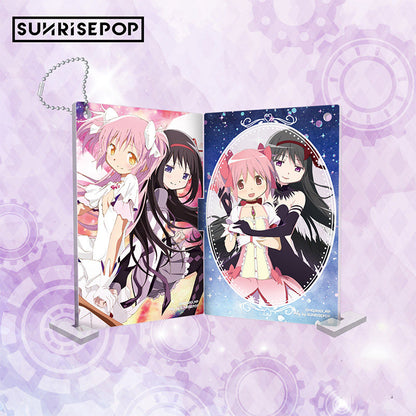 SUNRISEPOP Puella Magi Madoka Magica Madoka Kaname & Homura Akemi Acrylic Stand Keychain