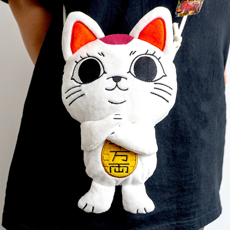 SUNRISEPOP DAN DA DAN Turbo Granny Lucky Cat Plush Crossbody Bag Anime Fashion Gift