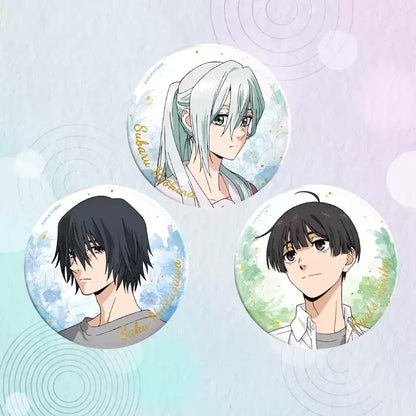The Fragrant Flower Blooms With Dignity Kaoru Rintaro Washi Paper Badge