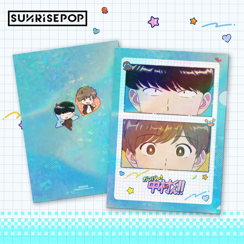 [Pre-order] SUNRISEPOP Go for It, Nakamura-kun Hirose Aki Character A4 Clear File
