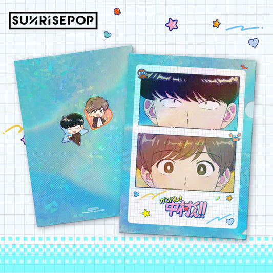 [Pre-order] SUNRISEPOP Go for It, Nakamura-kun Hirose Aki Character A4 Clear File
