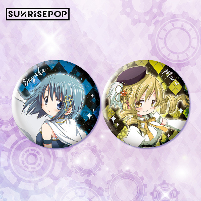 SUNRISEPOP Puella Magi Madoka Magica Madoka Kaname & Homura Akemi Button Badge Blind Box