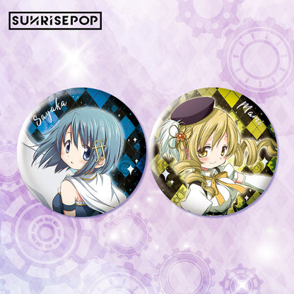 SUNRISEPOP Puella Magi Madoka Magica Madoka Kaname & Homura Akemi Button Badge Blind Box