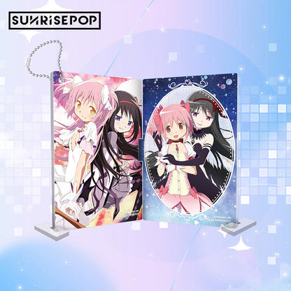 SUNRISEPOP Puella Magi Madoka Magica Madoka Kaname & Homura Akemi Acrylic Stand Keychain