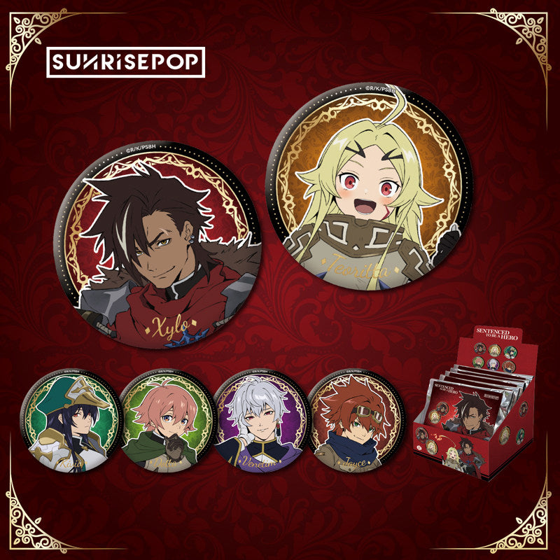 [Pre-order] SUNRISEPOP Sentenced to Be a Hero Teoritta Character Button Pin Badge