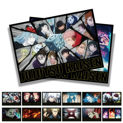 Jujutsu Kaisen Season 2 Peripheral Gojo Satoru Summer Oil Geto Colored Paper Postcards 12 Sheets Full Set