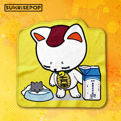 SUNRISEPOP DAN DA DAN Turbo Granny Cute Lucky Cat Embroidered Patch Anime Merchandise