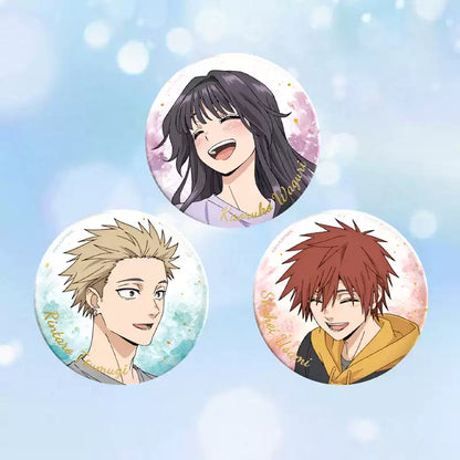 The Fragrant Flower Blooms With Dignity Kaoru Rintaro Washi Paper Badge
