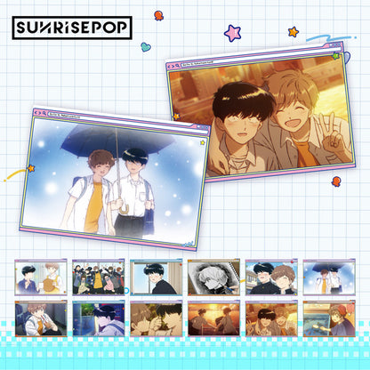 [Pre-order] SUNRISEPOP Go for It, Nakamura-kun Character Postcard Collection Set – 12 Cards