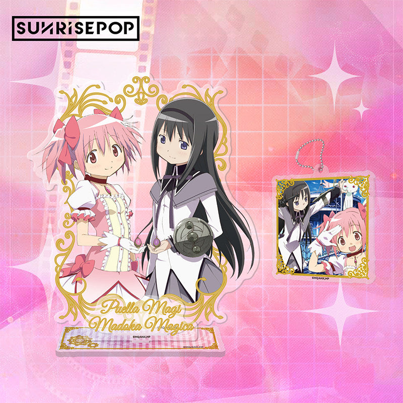 SUNRISEPOP Puella Magi Madoka Magica Madoka Kaname & Homura Akemi Acrylic Stand Figure Merchandise