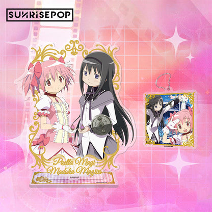 SUNRISEPOP Puella Magi Madoka Magica Madoka Kaname & Homura Akemi Acrylic Stand Figure Merchandise