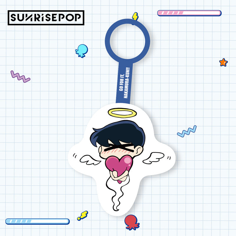 [Pre-order] SUNRISEPOP Go for It, Nakamura-kun Plush Keychain – Anime Character Hanging Charm