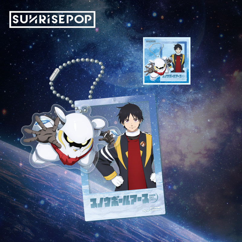 [Pre-order] SUNRISEPOP Snowball Earth Tetsuo Snow Man Character Acrylic Keychain