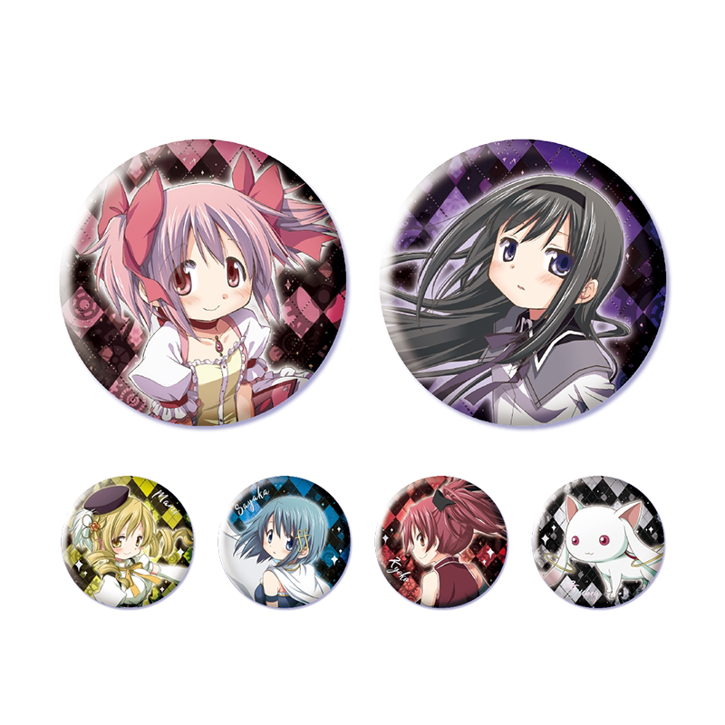SUNRISEPOP Puella Magi Madoka Magica Madoka Kaname & Homura Akemi Button Badge Blind Box