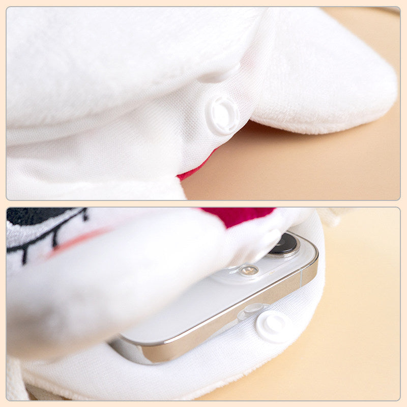 SUNRISEPOP DAN DA DAN Turbo Granny Lucky Cat Plush Crossbody Bag Anime Fashion Gift