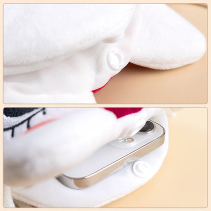 SUNRISEPOP DAN DA DAN Turbo Granny Lucky Cat Plush Crossbody Bag Anime Fashion Gift