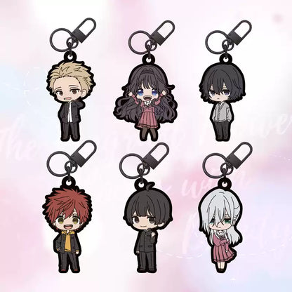 The Fragrant Flower Blooms With Dignity Rintaro Kaoruko Embroidery Keychain Pendant Blind Box