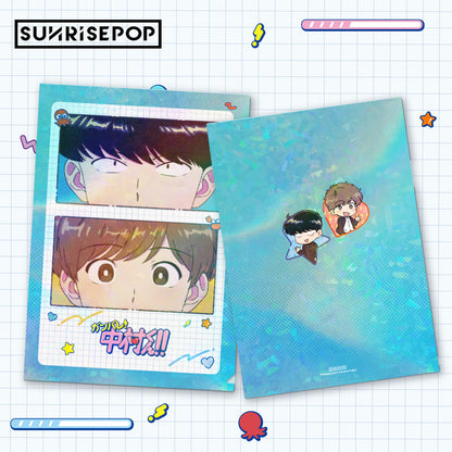 [Pre-order] SUNRISEPOP Go for It, Nakamura-kun Hirose Aki Character A4 Clear File