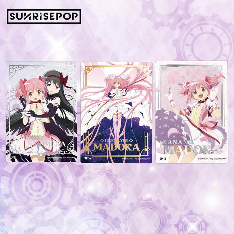SUNRISEPOP Puella Magi Madoka Magica Madoka Kaname & Homura Akemi Character Card Blind Pack