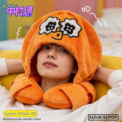 [Pre-order] SUNRISEPOP Go for It, Nakamura-kun Octopus Character U-Shaped Neck Pillow Cover