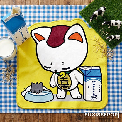 SUNRISEPOP DAN DA DAN Turbo Granny Cute Lucky Cat Embroidered Patch Anime Merchandise