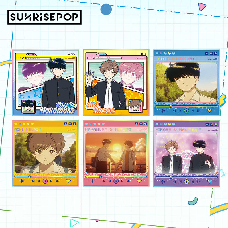 [Pre-order] SUNRISEPOP Go for It, Nakamura-kun Character Collection Shikishi Art Board