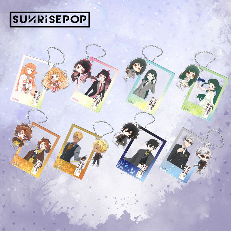 [Pre-order] SUNRISEPOP Agents of the Four Seasons Character Acrylic Keychain Charm