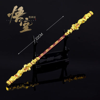 Black Myth Wukong Ruyi Jingu Bang Miniature Toy Figurine - SUNRISEPOPBlack Myth Wukong Ruyi Jingu Bang Miniature Toy FigurineGold8.7 inches（22cm）SUNRISEPOPBlack Myth Wukong Ruyi Jingu Bang Miniature Toy FigurineSUNRISEPOP