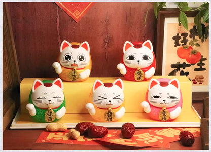 SUNRISEPOP Dandadan Turbo Granny Daruma Lucky Cat Blind Box Figure