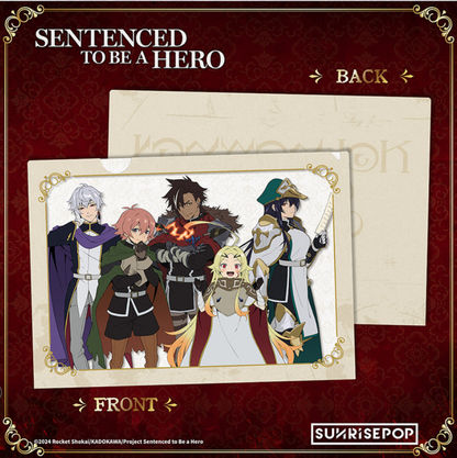 [Pre-order] SUNRISEPOP Sentenced to Be a Hero Cero & Teoritta Character Clear File