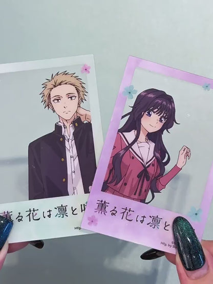 The Fragrant Flower Blooms with Dignity – Kaoruko & Rintaro Acrylic Keychain Pendant Anime Merchandise
