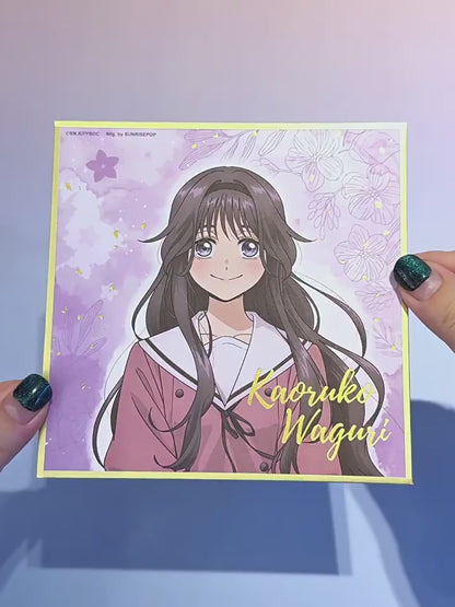 The Fragrant Flower Blooms With Dignity Rintaro & Kaoru Anime Shikishi