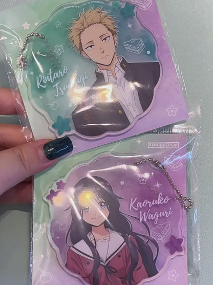The Fragrant Flower Blooms With Dignity Rintaro & Kaoru Acrylic Coaster Keychain Pendant