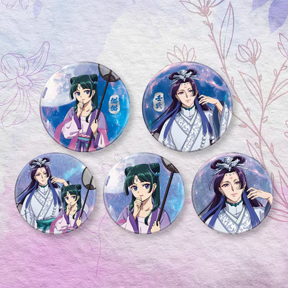 SUNRISEPOP The Apothecary Diaries Character Pin Badge Merchandise (Button Badges)